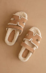 Adelene Sherpa Lined H-Strap Sandal