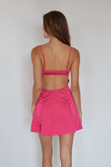 Mary Twist Front Mini Dress