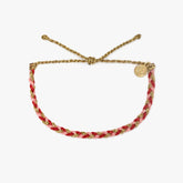Red Cross XOXO Mixed Mini Braided Bracelet