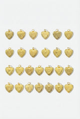 Initial Heart Charm