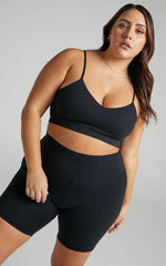 Orochie Bralette - Scoop Neck Bralette in Black